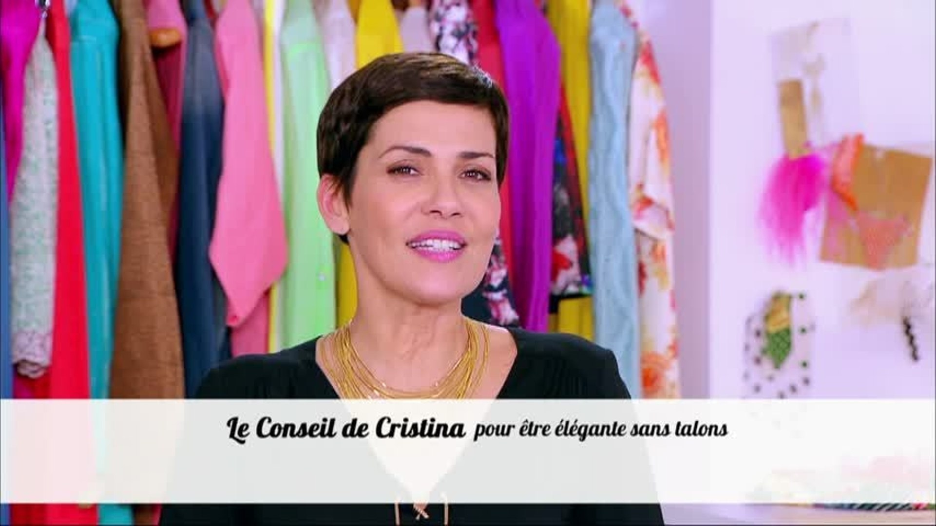L'astuce de Cristina Cordula : être élégante sans talons - Vidéo Dailymotion