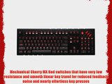 CM Storm QuickFire Ultimate - Full Size Mechanical Gaming Keyboard with CHERRY MX RED Switches