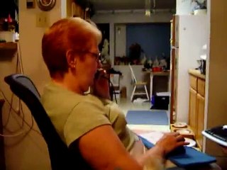 my grandma on the phone with sprint