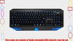 AGPtek Cool Blue LED Illuminated Ergonomic Backlit Gaming Game USB Wired Keyboard PC