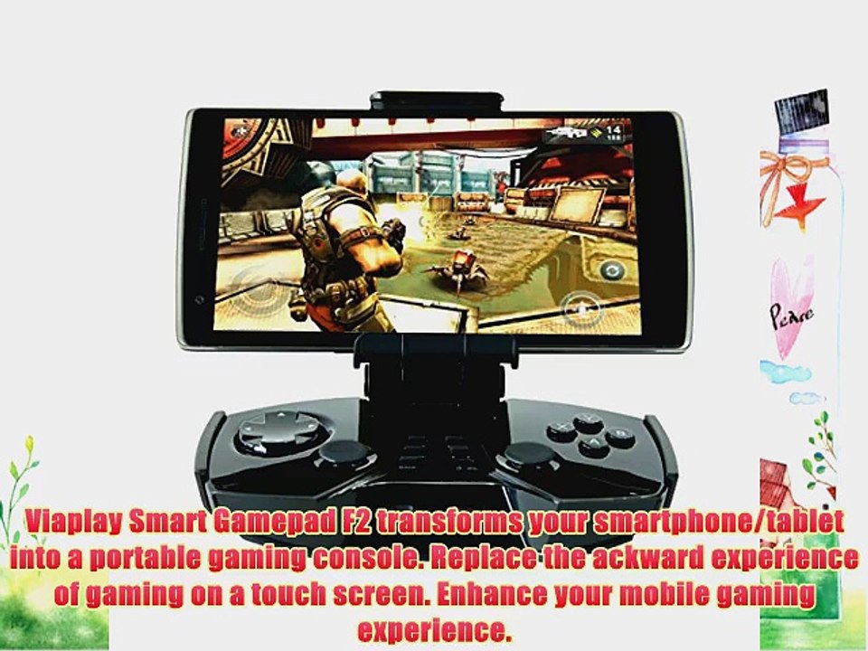 Viaplay Mobile Bluetooth Gaming Controller Via-Gamepad F2 for Android and iOS Smart Phones