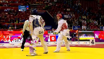 Mondiaux de taekwondo - Anthony Obame vs Lambdin (+87kg)