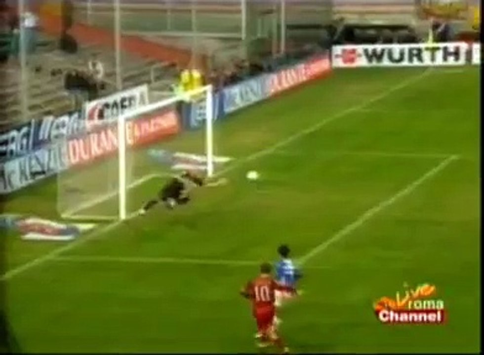Gol di Totti  Sampdoria Roma 2006