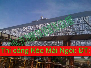 Khung kèo thép nhẹ mái ngói