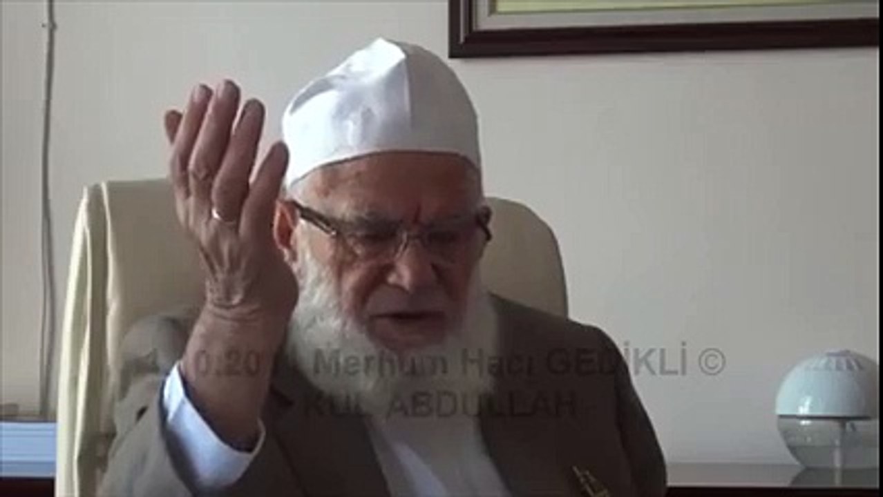 Merhum Hacı Gedikli Abimizin 2011 yılında yapmış olduğu bu sohbeti mutlaka izleyelim !!!