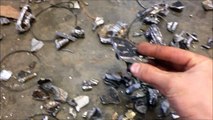 MBMMLLC.com: Crushing scrap aluminum pistons with a hammer mill to increase scrap value
