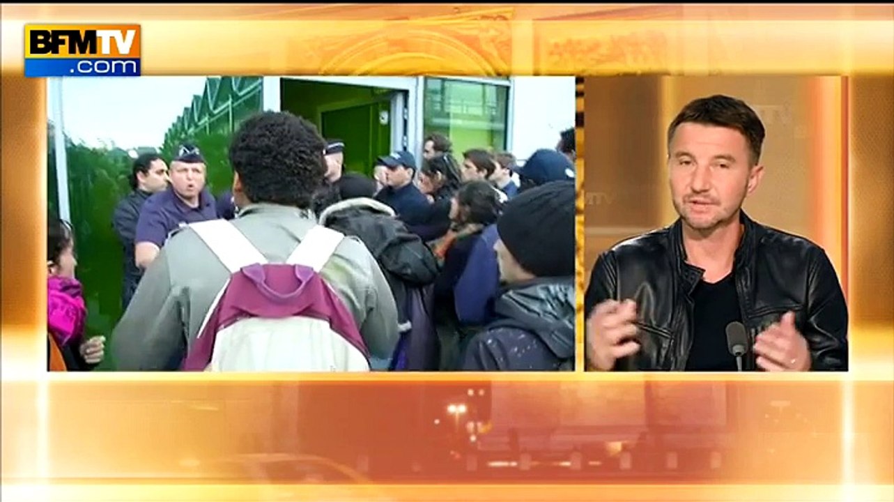Evacuation de migrants à Paris: "heureusement qu'on était calmes", affirme Olivier Besancenot
