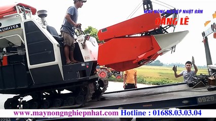 Đăng Lê Tiếp tục xuất giao máy gặt liên hợp Kubota DC-68G đi Hưng Yên và Bắc Ninh