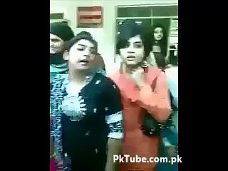 Beautiful Girls Fighting for a Boy