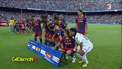Ronaldinho vs FC Barcelona 2010 Joan Gamper Cup