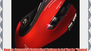 Shogun Bros. Ballista MK-I 82 Wired Pro 8200dpi Commander Series Gaming Mouse - Passion Red