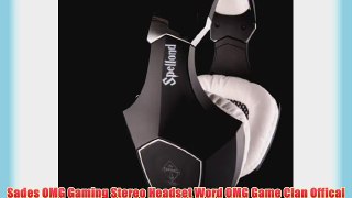 Sades OMG Gaming Stereo Headset Word OMG Game Clan Offical Headphone 7.1 Surround Sound with