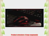 FOME A-jazz FIRST BLOOD High Speed 8200 DPI Wired USB Laser Gaming Mouse (AJ100) Black   FOME