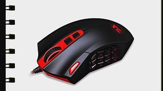 Redragon Perdition 16400 DPI High Precision Programmable Laser Gaming Mouse for PC MMO 18 Programmable