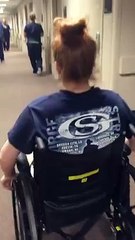 A girl who was paralyzed for 11 days surprises her nurse