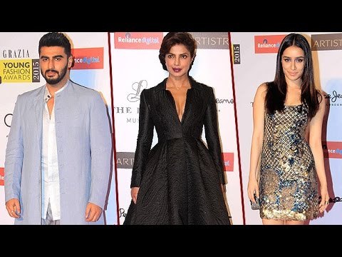 Priyanka, Shraddha, Arjun Kapoor | GRAZIA AWARDS