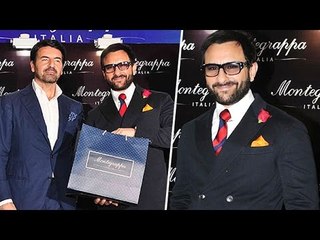 Saif Ali Khan At Launch Of Italian Luxury Brand Montegrappa Italia