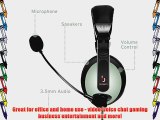 Etekcity 3 Pack PC Headphone Headset Bravo 3.5mm with Mic Microphone for Computer Laptop NotebookBlack