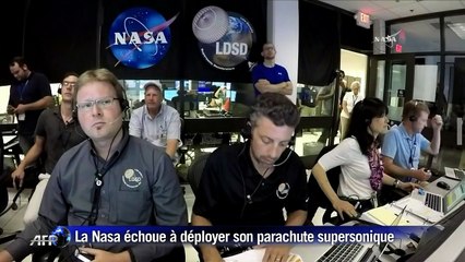 La Nasa échoue a déployer son parachute supersonique