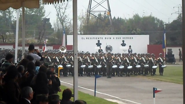Desfile entrega de armas Regimiento De Infanteria N°1 BUIN 2012