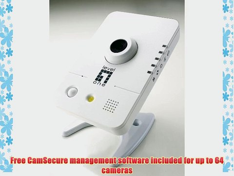 LevelOne H.264 MP WCS-0030 Wireless-N Megapixel PIR Lighting Network Camera