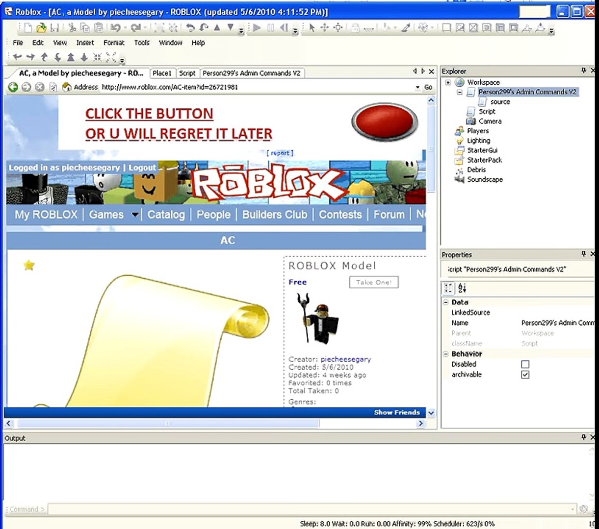Roblox Admin Exploit Video Dailymotion - roblox admins commands