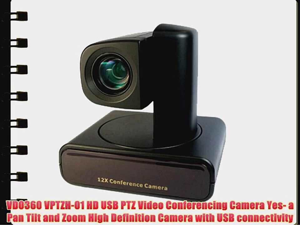 VDO360 VPTZH-01 HD USB PTZ Video Conferencing Camera 1 / 2.7 Low Light CMOS Lens 12x Zoom 1280x720