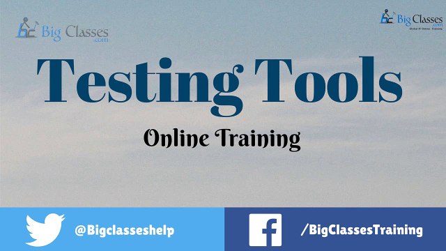 Testing Tools Online Training | Testing Tools Online Tutorials