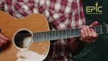Learn George Strait Troubadour easy classic country guitar song lesson with chords strum patterns