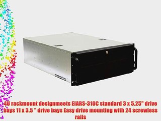 NORCO 4U Rack Mount Server Chassis - Black RPC-470