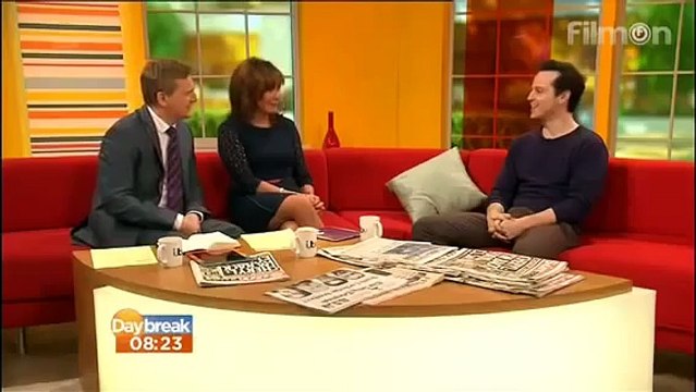 Andrew Scott interview on ITV Daybreak (11/03/2014)