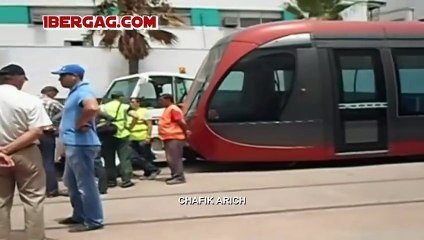 Accident de Tramway à Casablanca (Bien avant la mise en service)