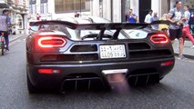 Koenigsegg Agera HH Start Up Sound, Walk Around, and Driving - Christian Von Koenigsegg