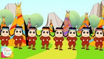 Ten Little Indians Nursery Rhymes - Cartoon Animation Songs For Children