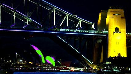 Sydney s Iconic Landmarks Turned Blue