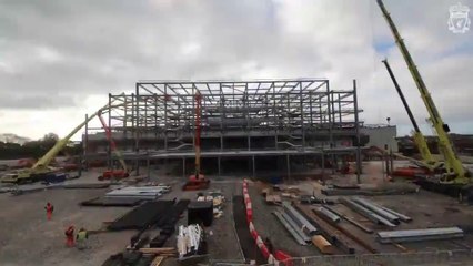 Exclusive time-lapse footage from Anfield redevelopment