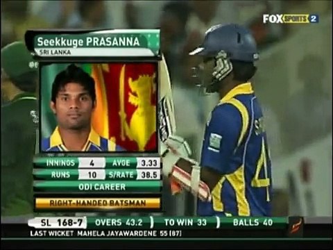 Shahid 39 BOOM BOOM 39 Afridi 5 35 vs Sri Lanka 4th ODI 2011