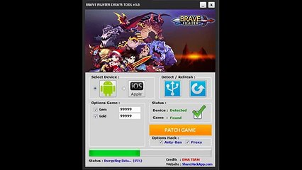 Brave Fighter Cheats [Unlimited Gems & Golds]