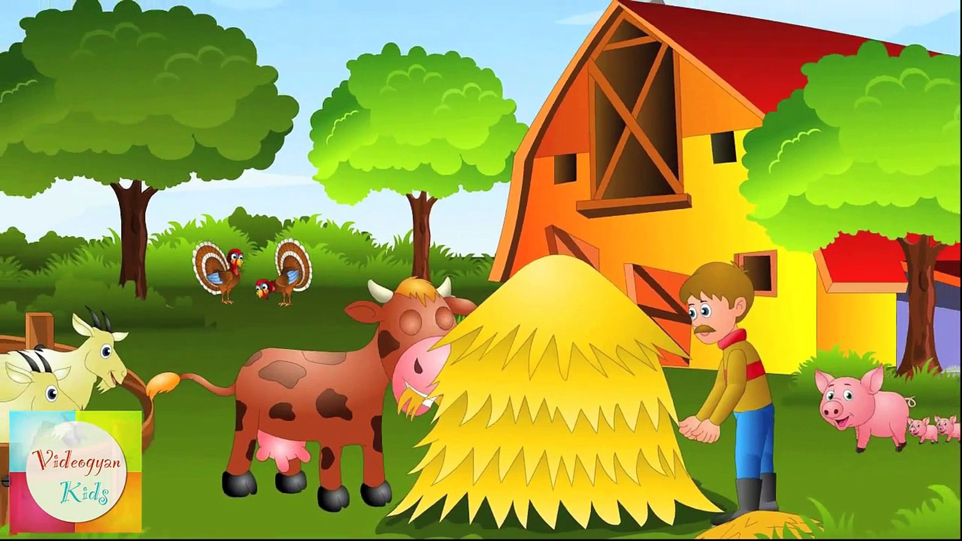 The Farmer In The Dell Nursery Rhymes Animation Cartoon Rhyme Songs for  Children - video Dailymotion