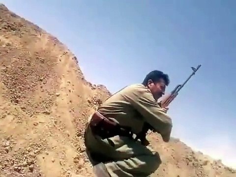 Facing ISIS - A real Kurdish Pershmerga Soldier against ISIS - HD POV Real Live Combat