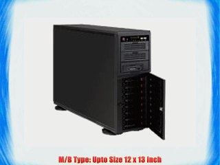 Supermicro 865 Watt 4U Tower/Rackmount Server Chassis Black (CSE-743TQ-865B-SQ)
