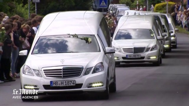 Crash de Germanwings : arrivée des dépouilles des lycéens à Haltern am See