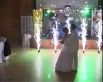 Фейерверк на свадьбе в Израиле, первый танец молодых