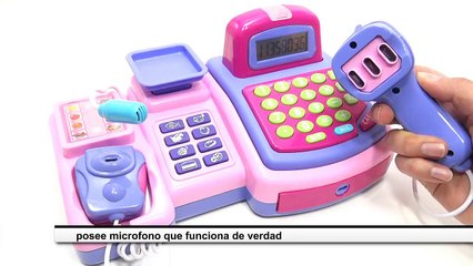 CAJAS REGISTRADORAS DE JUGUETE PARA NIÑAS CALCULADORA REAL CON MICROFONO