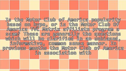 Is The Motor Club Of America Opportunity Truly A Scam