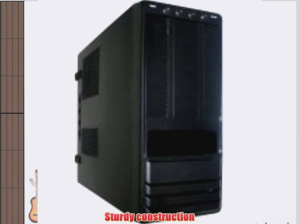 Apex MJ-16 Steel Micro ATX Mini Tower Computer Chassis (Black)