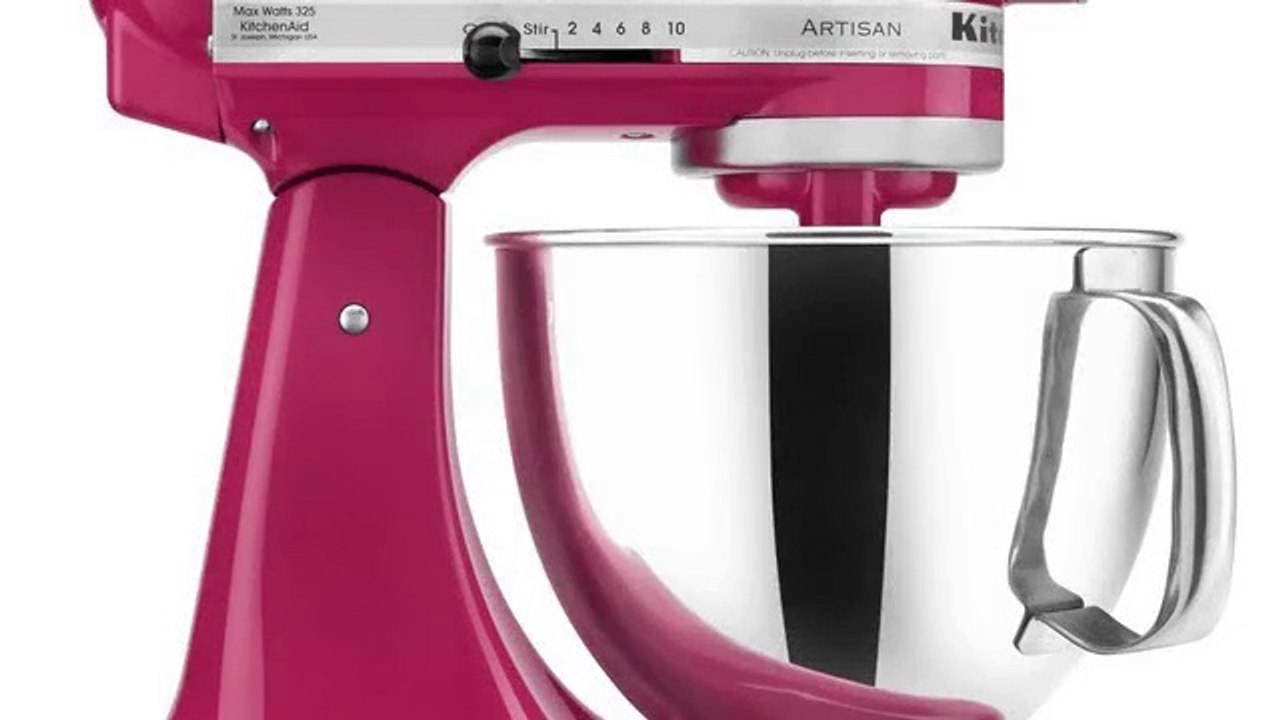 KitchenAid KSM150PSCB Artisan Series 5Quart Mixer Cranberry