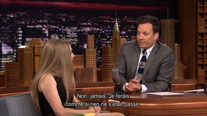 Amanda Seyfried raconte à Jimmy Fallon comment elle a été piégée par Mark Wahlberg - Tonight Show du 8/06 sur MCM