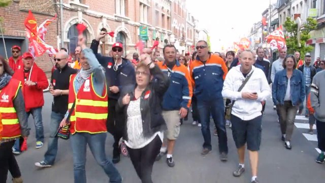 Valenciennes : les Vallourec au cœur de la manifestation pour l'emploi