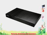 Akasa Galileo Ultra-Slim Fanless Solid Aluminum Mini-ITX Case - VESA Mountable (AK-ITX09-BK)